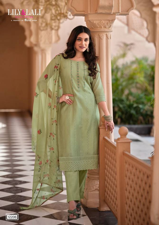 Lucknowi By Lily And Lali Readymade Salwar Suit Catalog
